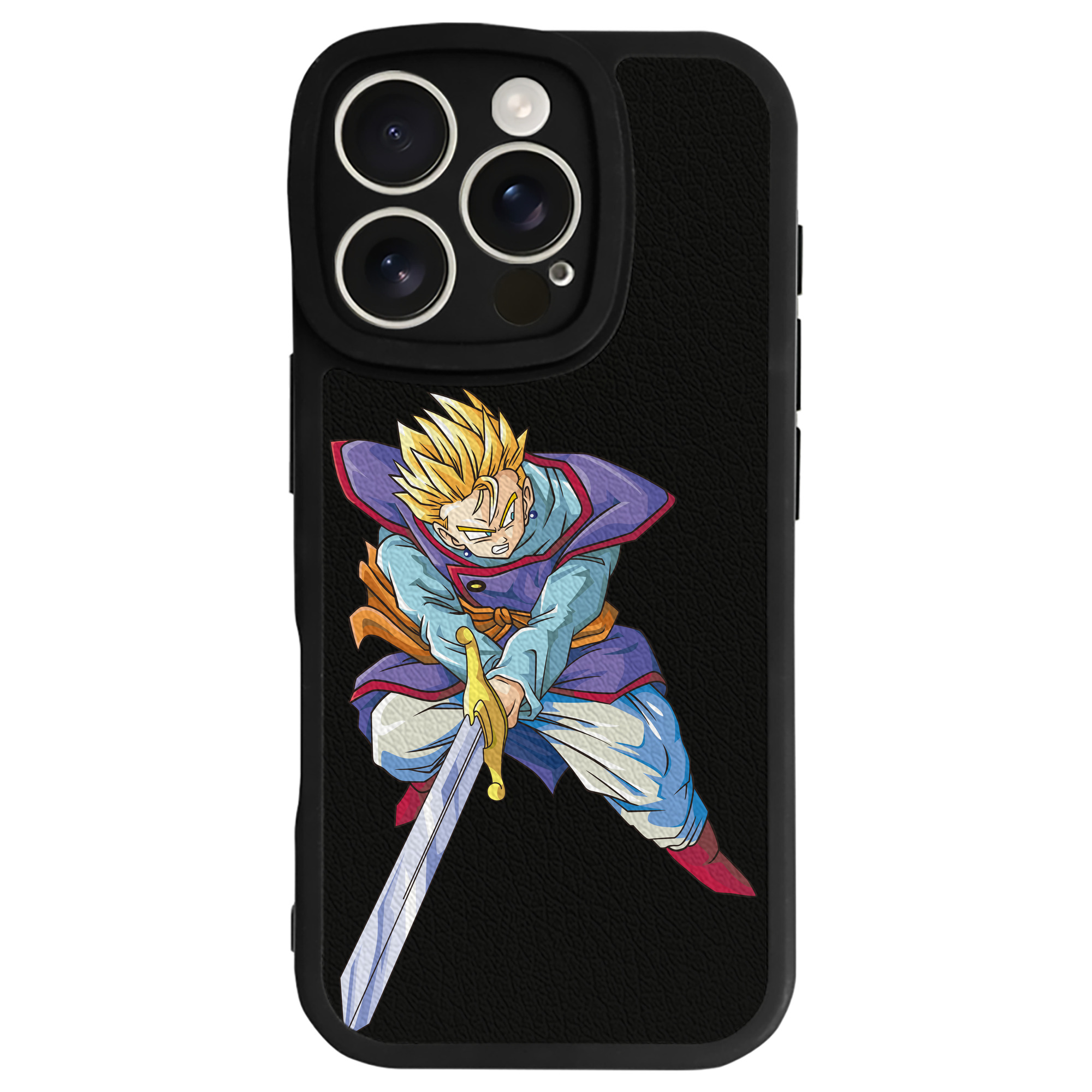 （画像用） ドラゴンボール DRAGON BALL 【iPhone 16シリーズ対応】シリコンスマホケース（レザー調） 材質：シリコン